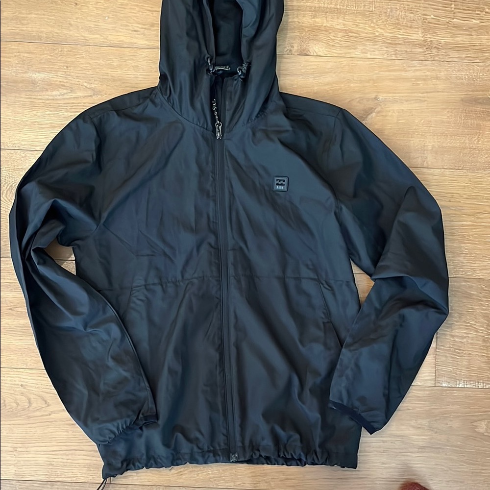Men's Black Hooded Jacket
